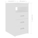 Casa si Gradina - Mobilier - Mese si birouri - Birouri - Birou, alb, 140x50x76 cm, lemn prelucrat - Infinity.ro