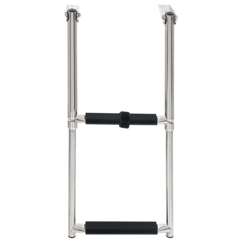 Auto si Moto - Ambarcatiuni - Accesorii ambarcatiuni - Scara de imbarcare pliabila, cu 2 trepte, otel inoxidabil - Infinity.ro