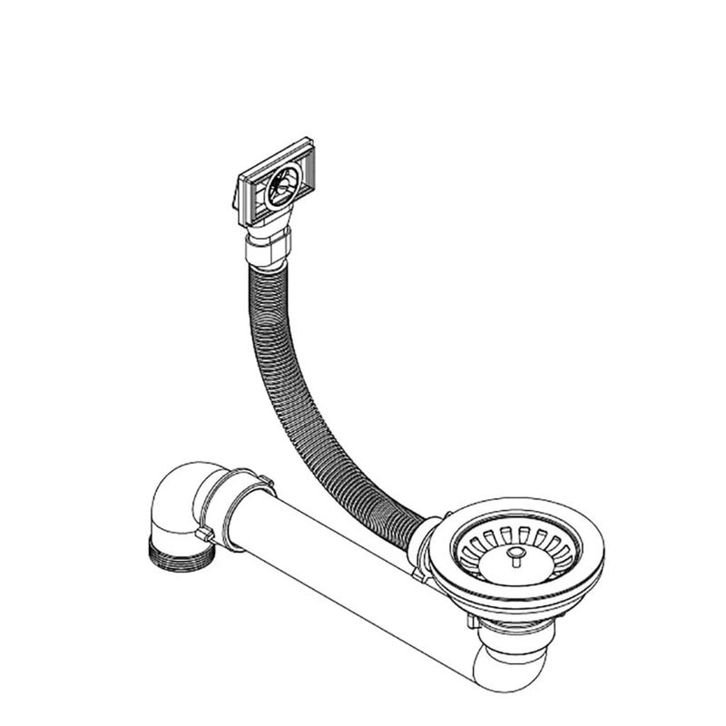 Casa si Gradina - Sanitare - Chiuveta bucatarie si accesorii - Chiuvete bucatarie - Chiuveta de bucatarie din granit cu o cuva, gri - Infinity.ro