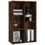 Casa si Gradina - Mobilier - Biblioteci si rafturi - Biblioteci - Biblioteca/Servanta, stejar afumat, 50x25x80 cm, lemn prelucrat - Infinity.ro