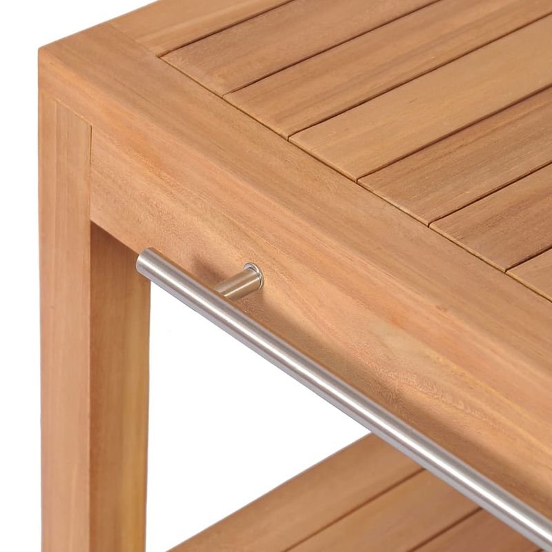 Casa si Gradina - Mobilier - Mobilier baie - Comode baie - Comoda de chiuveta baie, 132x45x75 cm, lemn masiv de tec - Infinity.ro