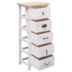 Casa si Gradina - Mobilier - Comode si corpuri - Comode - Dulap lateral, 35 x 25 x 87 cm, lemn de paulownia - Infinity.ro
