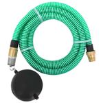 Casa si Gradina - Gradinarit si plante - Instalatii si accesorii pentru irigatii - Furtunuri de gradina si accesorii - Furtun de aspiratie cu racorduri din alama, verde 1,1" 3 m, PVC - Infinity.ro