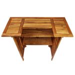 Casa si Gradina - Gradina si terasa - Mobilier exterior - Seturi mobila gradina - Set masa si scaune de bar, 5 piese, lemn masiv de acacia - Infinity.ro