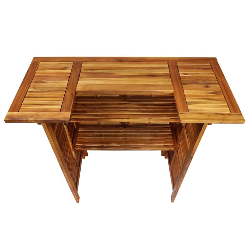 Casa si Gradina - Gradina si terasa - Mobilier exterior - Seturi mobila gradina - Set masa si scaune de bar, 5 piese, lemn masiv de acacia - Infinity.ro