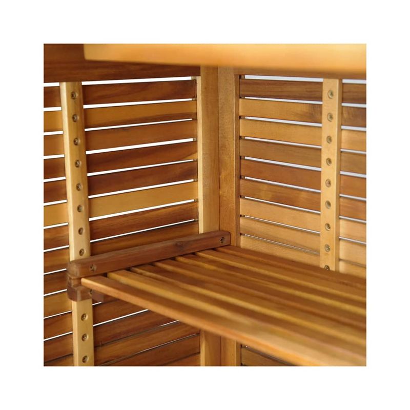 Casa si Gradina - Gradina si terasa - Mobilier exterior - Seturi mobila gradina - Set masa si scaune de bar, 5 piese, lemn masiv de acacia - Infinity.ro