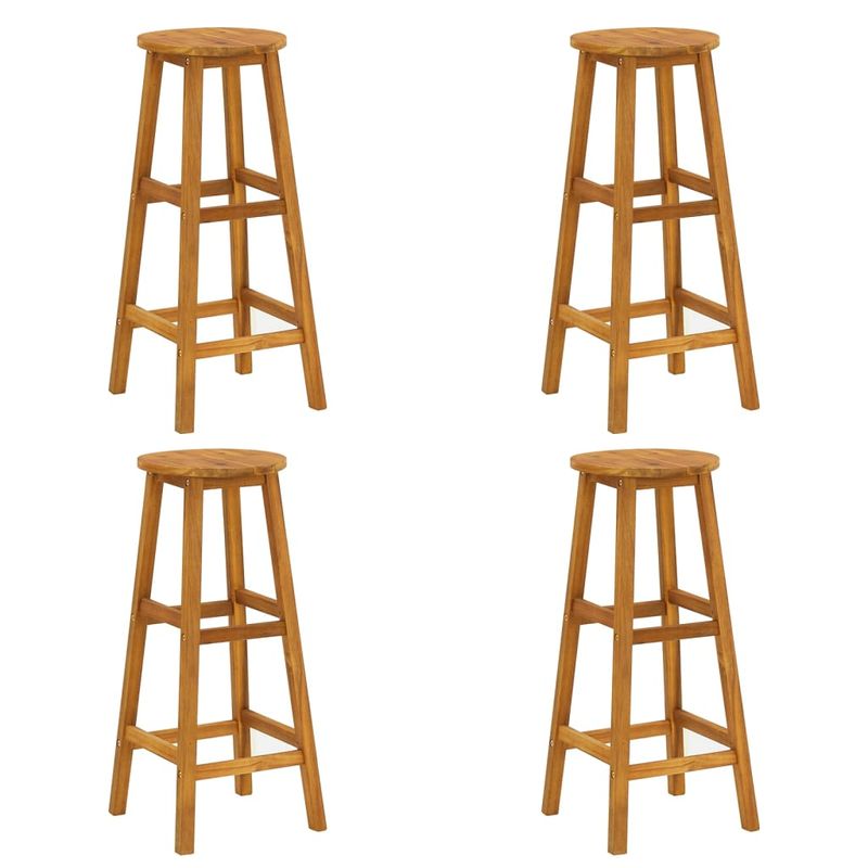 Casa si Gradina - Gradina si terasa - Mobilier exterior - Seturi mobila gradina - Set masa si scaune de bar, 5 piese, lemn masiv de acacia - Infinity.ro