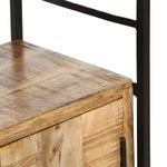 Casa si Gradina - Mobilier - Biblioteci si rafturi - Biblioteci - Biblioteca cu 4 rafturi 80x30x180 cm lemn masiv mango nefinisat - Infinity.ro