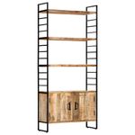 Casa si Gradina - Mobilier - Biblioteci si rafturi - Biblioteci - Biblioteca cu 4 rafturi 80x30x180 cm lemn masiv mango nefinisat - Infinity.ro