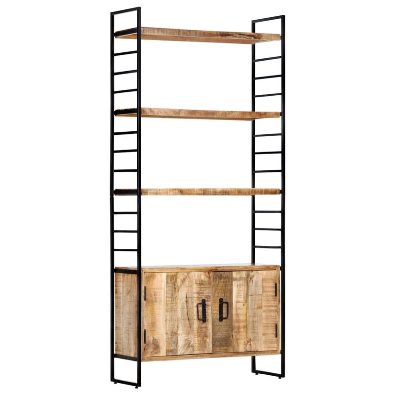 Casa si Gradina - Mobilier - Biblioteci si rafturi - Biblioteci - Biblioteca cu 4 rafturi 80x30x180 cm lemn masiv mango nefinisat - Infinity.ro