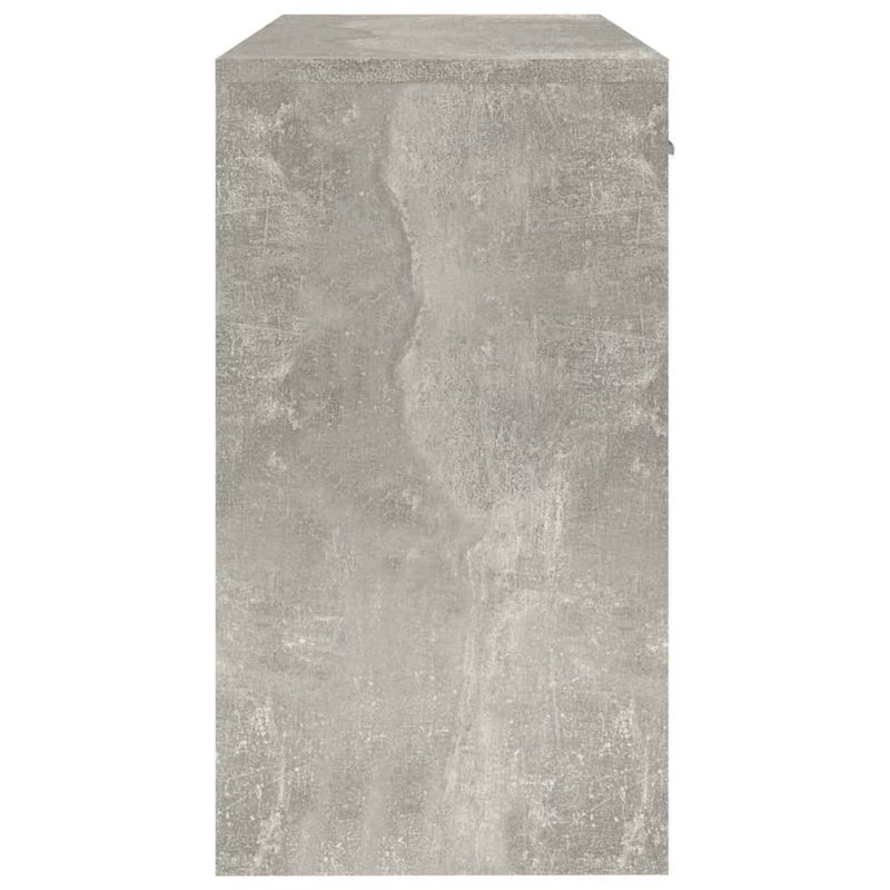 Casa si Gradina - Mobilier - Mese si birouri - Birouri - Birou cu sertar si dulap, gri beton 100x40x73 cm lemn prelucrat - Infinity.ro
