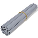 Casa si Gradina - Gradina si terasa - Garduri, panouri si accesorii - Panou de intimitate gradina, gri deschis, 70 x 0,19 m, PVC - Infinity.ro