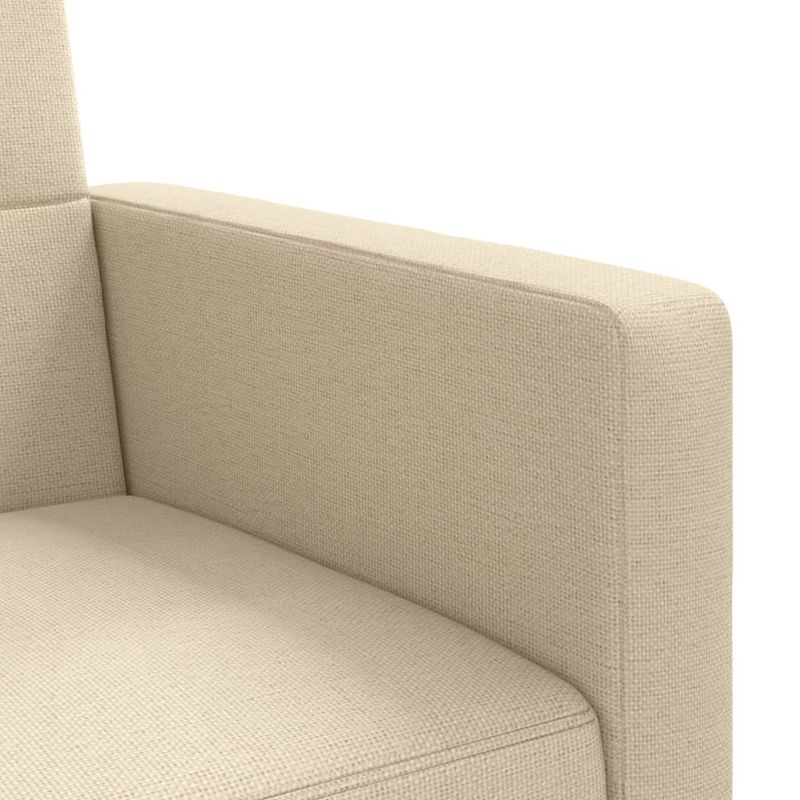 Casa si Gradina - Mobilier - Canapele si coltare - Canapele - Canapea extensibila cu cotiere, cu perne, crem, material textil - Infinity.ro