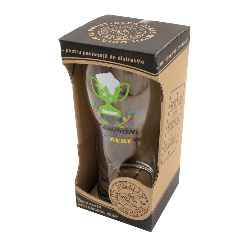Casa si Gradina - Bucatarie si vesela - Cani si pahare - Pahare - Pahar bere CAMPION la halBERE - Infinity.ro