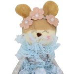Casa si Gradina - Decoratiuni - Obiecte decorative - Accesorii decorative - Decoratiune Zooky animalut ursulet rochita bleu - Infinity.ro