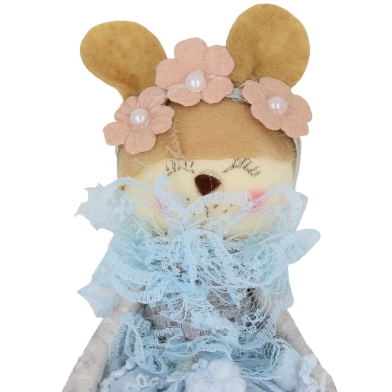 Casa si Gradina - Decoratiuni - Obiecte decorative - Accesorii decorative - Decoratiune Zooky animalut ursulet rochita bleu - Infinity.ro