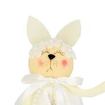 Casa si Gradina - Decoratiuni - Obiecte decorative - Accesorii decorative - Decoratiune Zooky animalut iepuras rochita alba - Infinity.ro