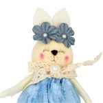 Casa si Gradina - Decoratiuni - Obiecte decorative - Accesorii decorative - Decoratiune Zooky animalut iepuras rochita bleu - Infinity.ro