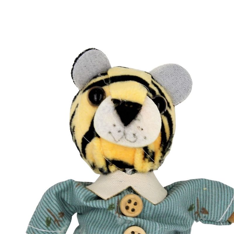 Casa si Gradina - Decoratiuni - Obiecte decorative - Accesorii decorative - Decoratiune Zooky animalut tigru cu pantaloni verzi - Infinity.ro