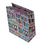 Market - Cadouri - Pungi cadou si accesorii - Punga cadou hartie L BIRTHDAY SMART - Infinity.ro