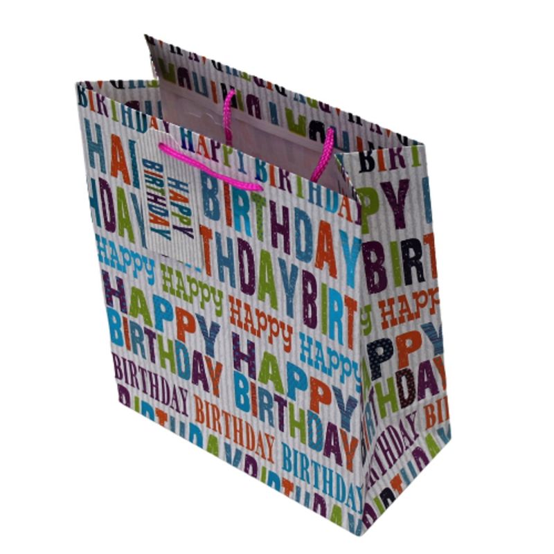 Market - Cadouri - Pungi cadou si accesorii - Punga cadou hartie L BIRTHDAY SMART - Infinity.ro