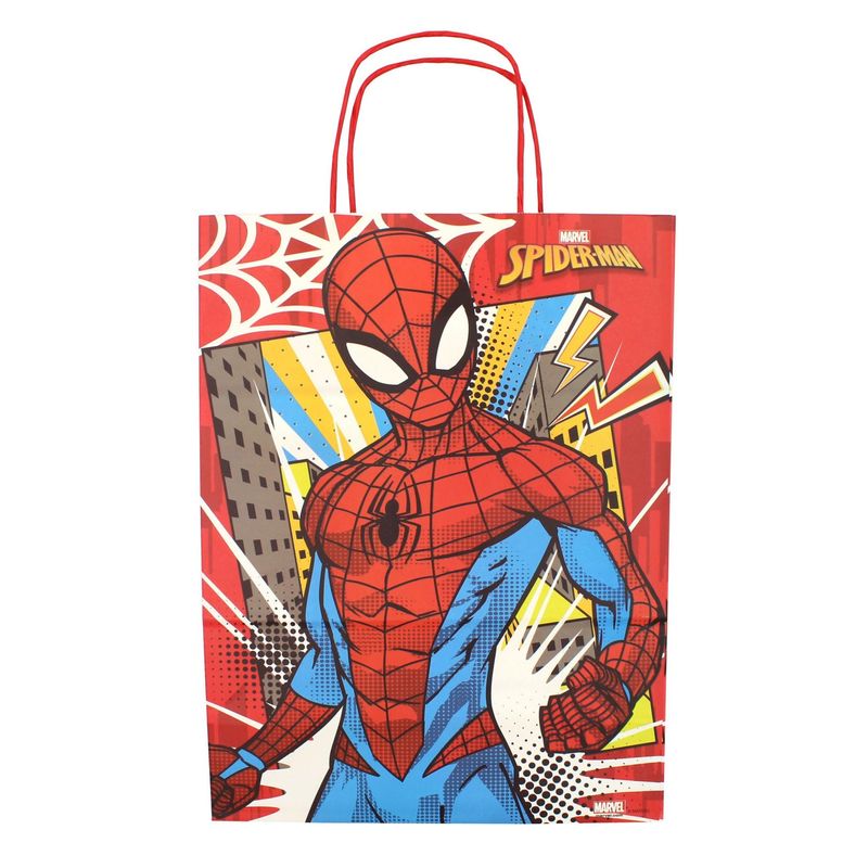 Market - Cadouri - Pungi cadou si accesorii - Punga cadou copii SDE XL Spiderman - Infinity.ro