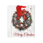 Market - Cadouri - Pungi cadou si accesorii - Punga cadou Craciun SDE XL XMAS WREATH - Infinity.ro
