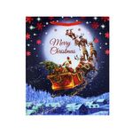 Market - Cadouri - Pungi cadou si accesorii - Punga cadou Craciun SDE L FLYING SANTA - Infinity.ro