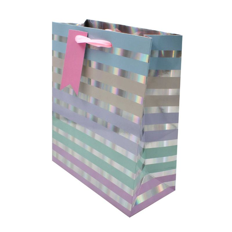 Market - Cadouri - Pungi cadou si accesorii - Punga Clairefontaine SDE L PASTEL STRIPES - Infinity.ro