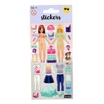 Carti si Birotica - Papetarie - Afise si stickere - Set stickere Dress-Up Girls 31 bucati - Infinity.ro