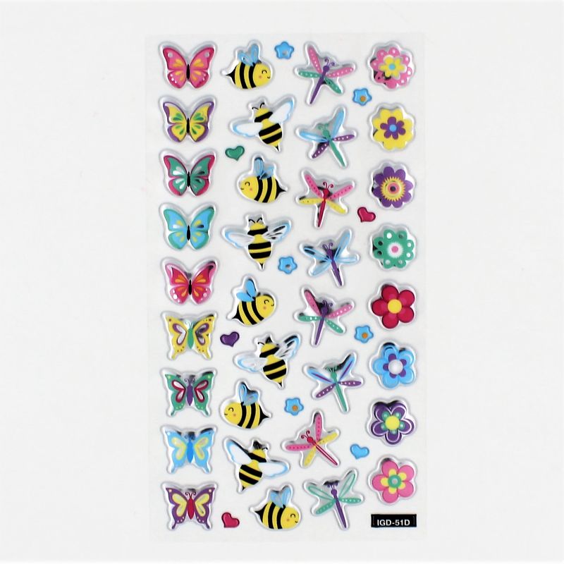 Carti si Birotica - Papetarie - Afise si stickere - Set stickere Butterfly Frenzy 42 bucati - Infinity.ro