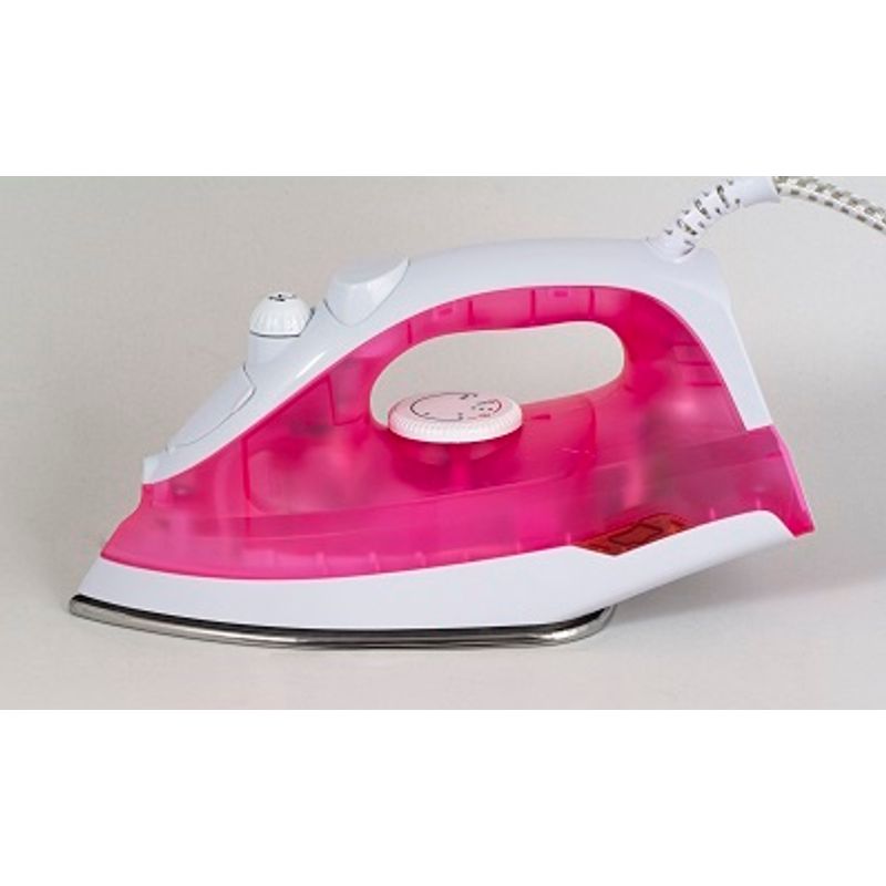 Electronice si Electrocasnice - Ingrijirea tesaturilor - Fiare de calcat - Fier de calcat talpa inox Floria ZLN-8430,Culoare Alb/Roz Putere 1600W, 180ml, - Infinity.ro