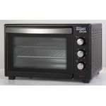 Electronice si Electrocasnice - Aragazuri, cuptoare si hote - Cuptoare - Cuptoare electrice - Cuptor electric cu ventilator ZILAN ZLN-3727 Negru, Capacitate 45L, Putere 2000W, Geam dublu, Temporizator 90 min - Infinity.ro