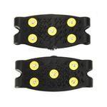 Sport si Outdoor/Accesorii si echipamente sportive/Alte accesorii sportive - Set 2 crampoane antiderapante, ideal pentru marimile 36-41, negru si galben - Infinity.ro