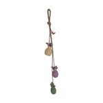 Casa si Gradina - Decoratiuni - Decoratiuni perete - Decor perete cu forma de ananas, 55 cm - Crem/Roz/Verde - Infinity.ro