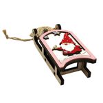 Casa si Gradina - Decoratiuni - Decoratiuni de sezon - Ornament brad Saniuta cu pitic 11x5x3 cm - Infinity.ro