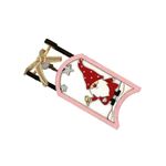 Casa si Gradina - Decoratiuni - Decoratiuni de sezon - Ornament brad Saniuta cu pitic 11x5x3 cm - Infinity.ro