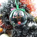 Casa si Gradina - Decoratiuni - Decoratiuni de sezon - Glob decorativ de culoare verde - model Ren - Infinity.ro