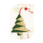 Casa si Gradina - Decoratiuni - Decoratiuni de sezon - Decoratiune din lemn, bradut auriu- verde - Infinity.ro