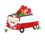 Casa si Gradina - Decoratiuni - Decoratiuni de sezon - Decoratiune cu magnet - Microbuz cu spiridusi si cadouri - Infinity.ro