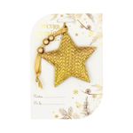 Casa si Gradina - Decoratiuni - Decoratiuni de sezon - Decoratiune din metal - Stea aurie, stralucitoare - Infinity.ro