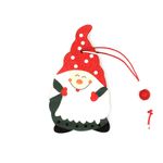 Casa si Gradina - Decoratiuni - Decoratiuni de sezon - Decoratiune din lemn - spiridus vesel cu limba scoasa - Infinity.ro