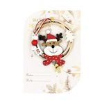 Casa si Gradina - Decoratiuni - Decoratiuni de sezon - Decoratiune Craciun snow circle xmas reindeer - Infinity.ro