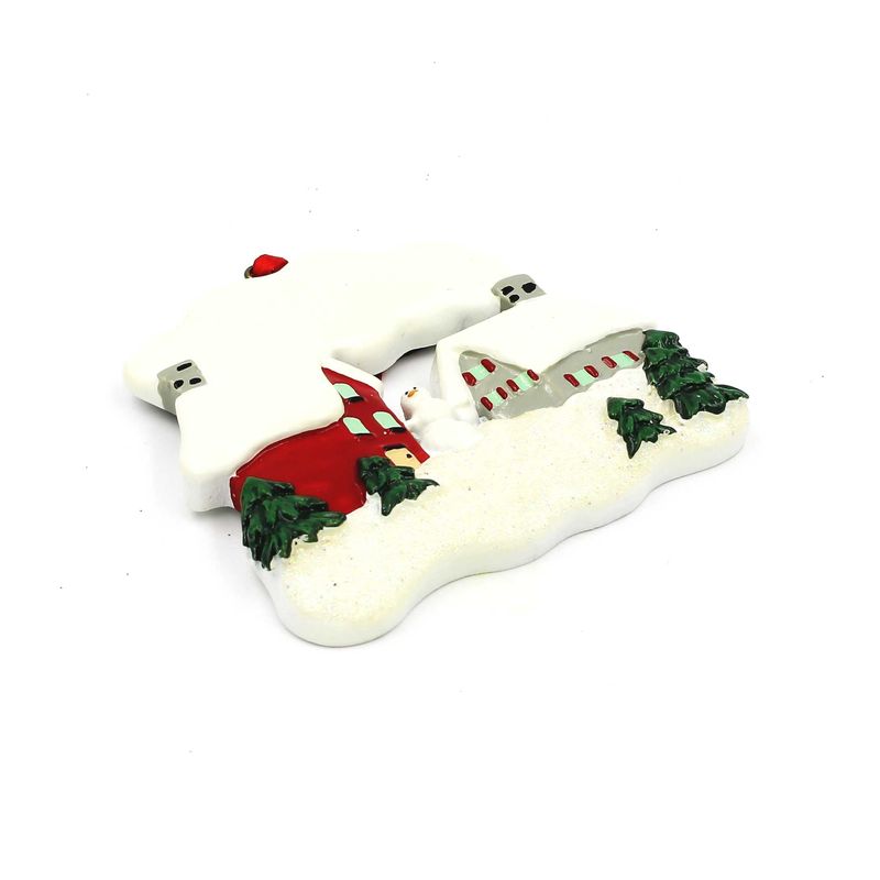 Casa si Gradina - Decoratiuni - Decoratiuni de sezon - Decoratiune cu magnet - Casute in decor craciunatic - Infinity.ro