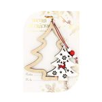 Casa si Gradina - Decoratiuni - Decoratiuni de sezon - Decoratiune de Craciun brazi lemn alb - Infinity.ro