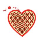 Casa si Gradina - Decoratiuni - Decoratiuni de sezon - Decoratiune de Craciun inimioara rosu auriu - Infinity.ro