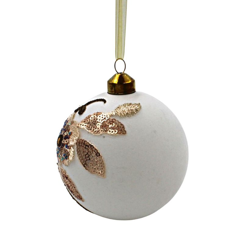 Casa si Gradina - Decoratiuni - Decoratiuni de sezon - Set Decoris 2 globuri albe elegante - Infinity.ro