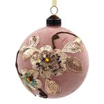 Casa si Gradina - Decoratiuni - Decoratiuni de sezon - Set Decoris 2 globuri rose elegante - Infinity.ro