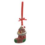 Casa si Gradina - Decoratiuni - Decoratiuni de sezon - Decoratiune Craciun metalica in cutie eleganta - Ciorapel - Infinity.ro