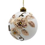 Casa si Gradina - Decoratiuni - Decoratiuni de sezon - Set Decoris 2 globuri albe elegante - Infinity.ro